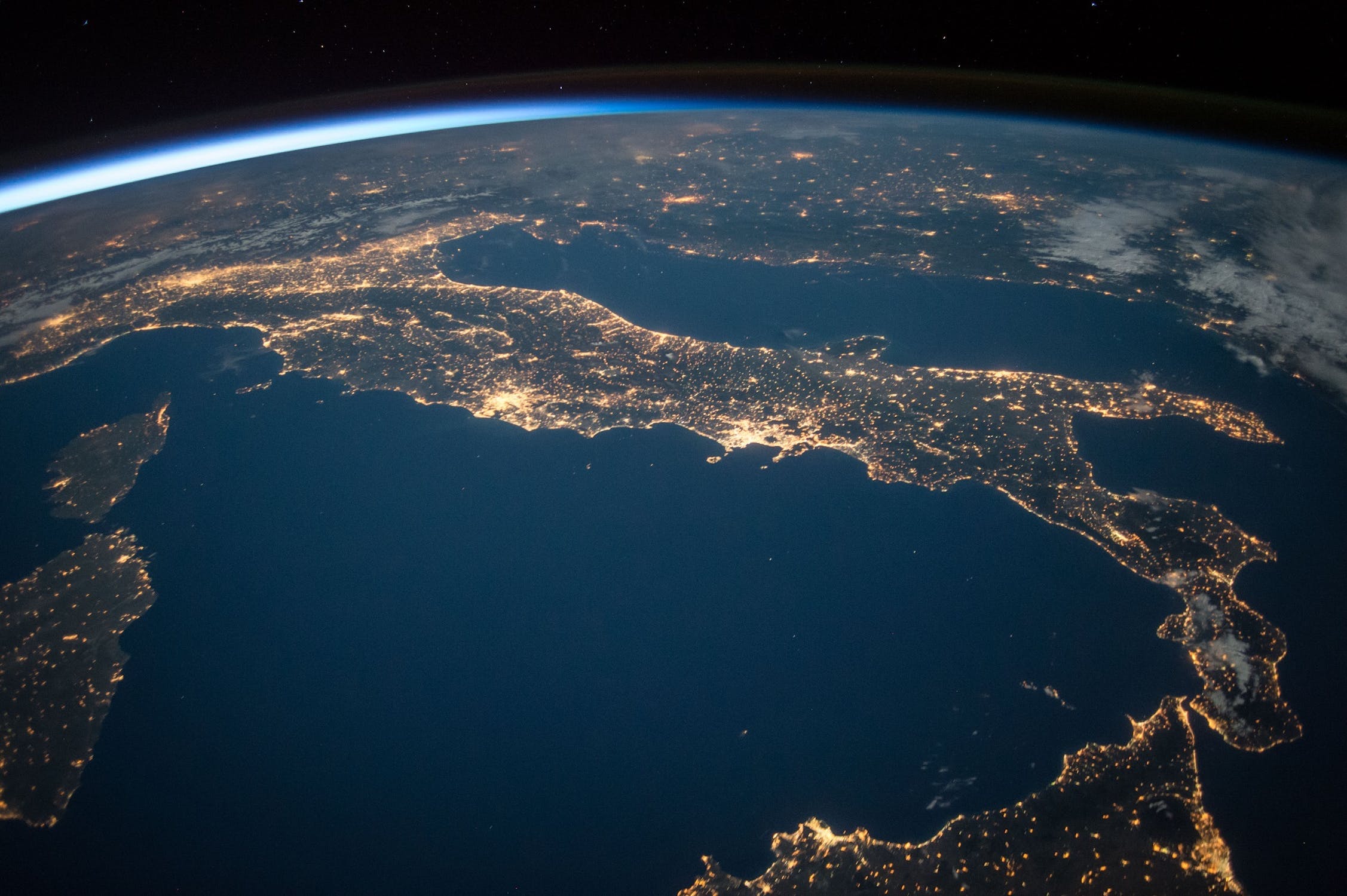 A photo of Earth.