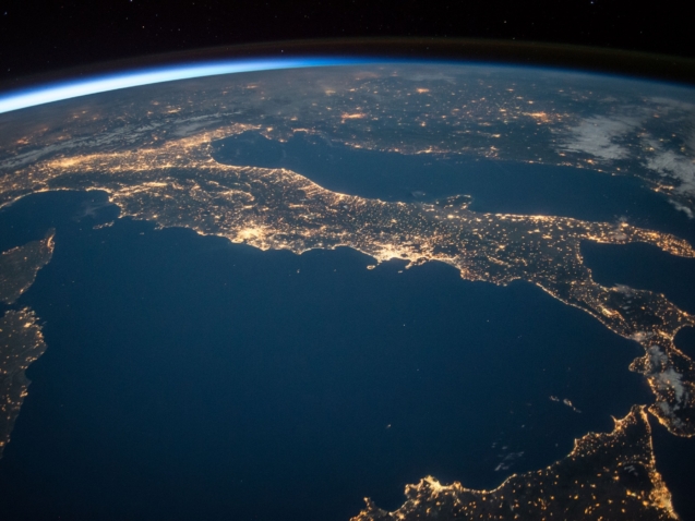 An image of the earth.